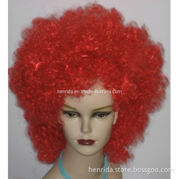 Party Wig, Made of 100% Synthetic Fiber, Various Colors Are Available